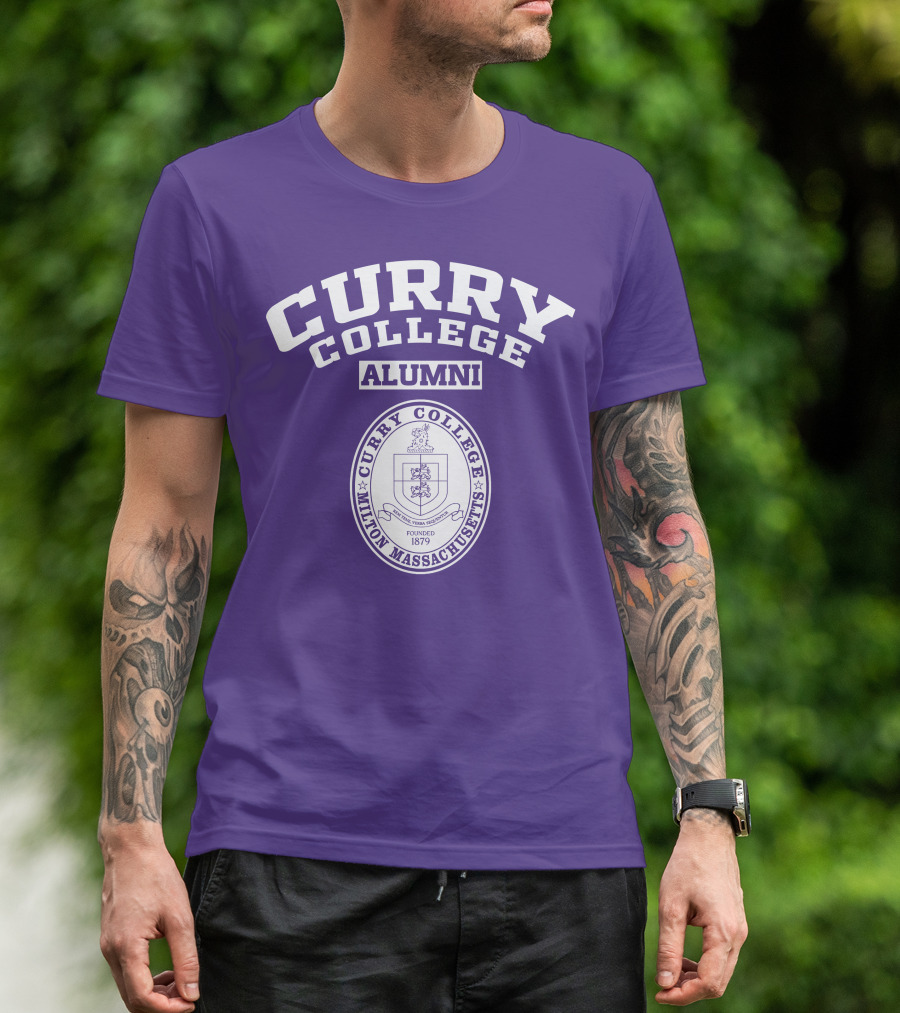Curry College Alumni Milton Massachusetts Seal 1879 T-Shirt