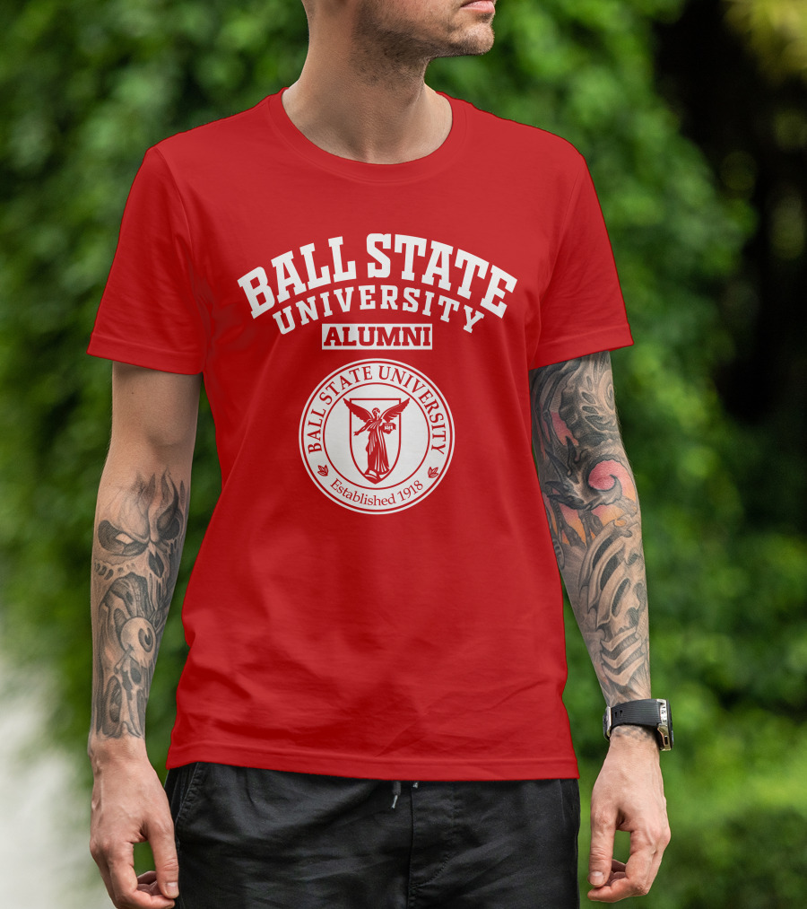 Ball State University Alumni Established 1918 T-Shirt