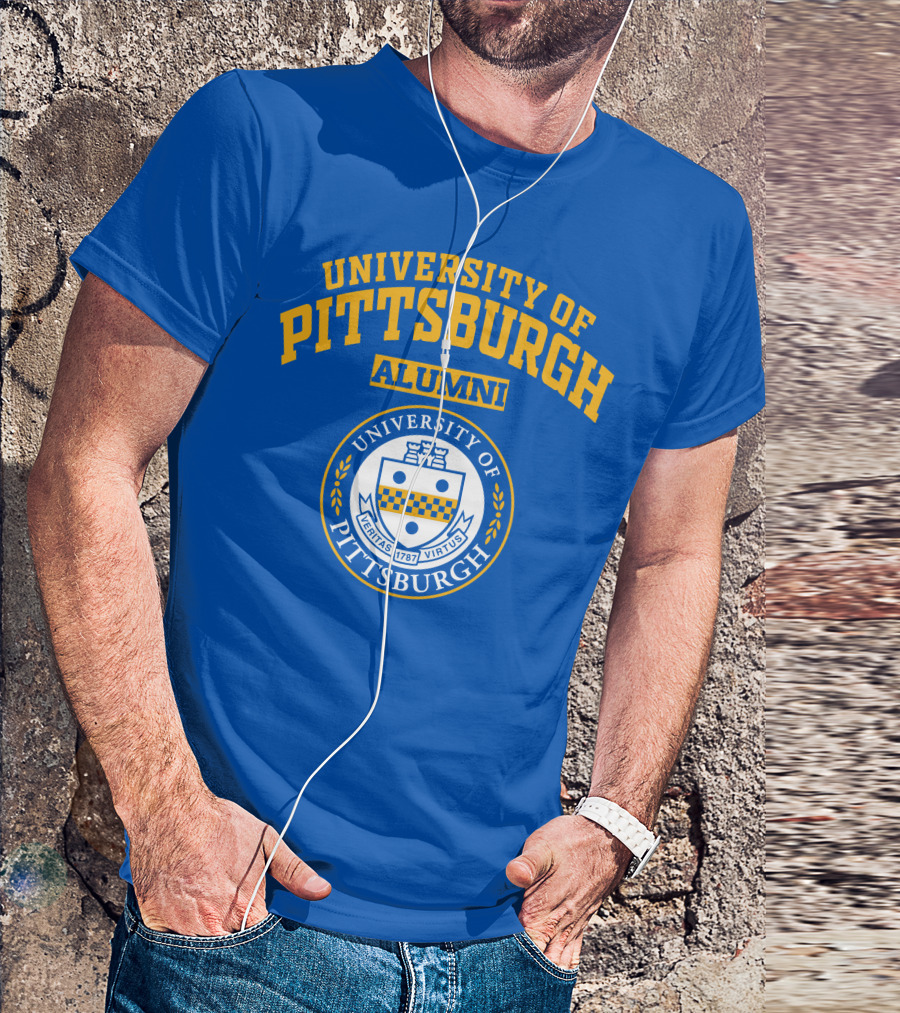 UNIVERSITY OF PITTSBURGH ALUMNI VERITAS 1787 VIRTUS T-Shirt
