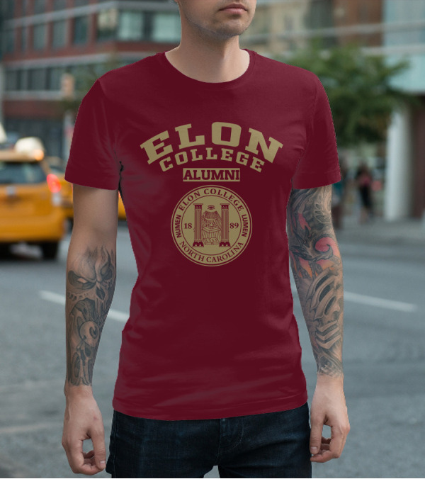 Elon College Alumni Numen Lumen 1889 North Carolina T-Shirt
