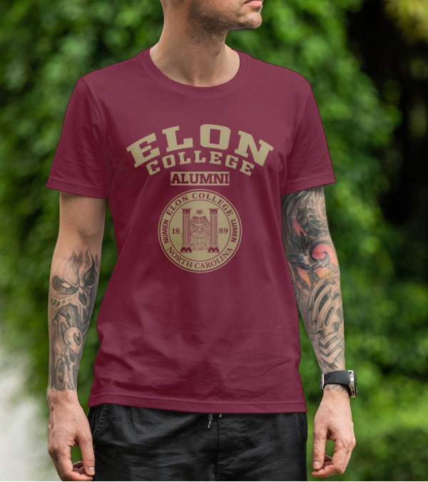 Elon College Alumni Numen Lumen 1889 North Carolina T-Shirt