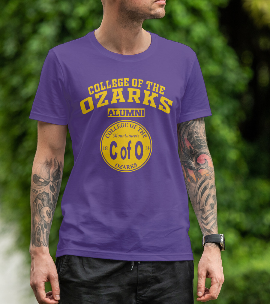 College Of The Ozarks Alumni CofO Mountaineers 1834 T-Shirt