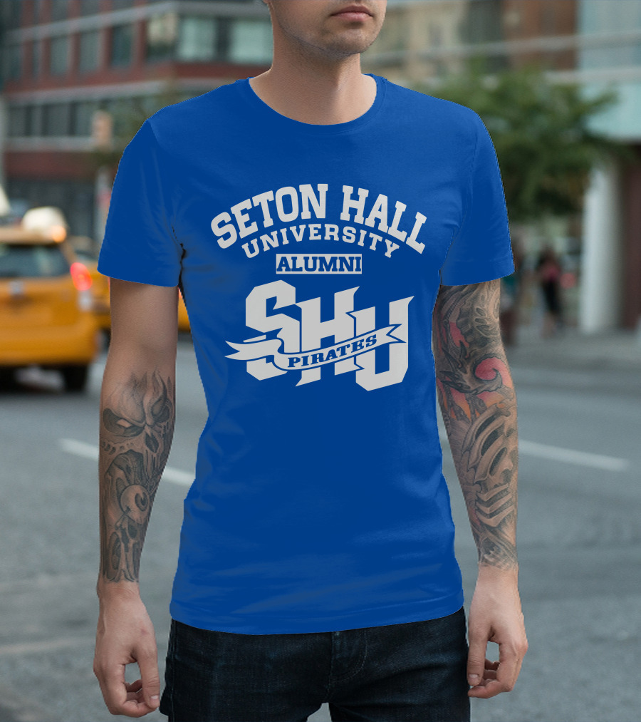 Seton Hall University Alumni SHU Pirates T-Shirt