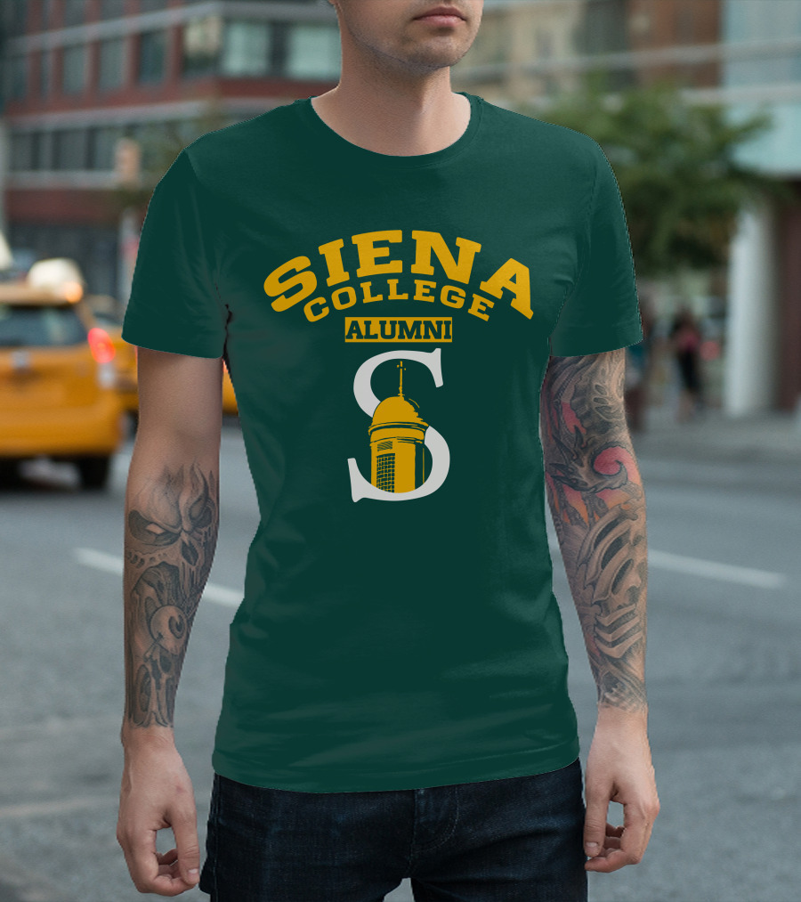 Siena College Alumni S Logo with Tower T-Shirt