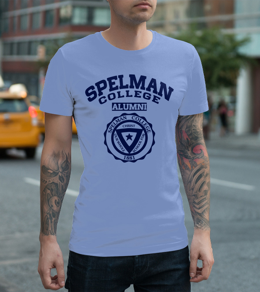 Spelman College Alumni 1881 Crest Our Whole School For Christ T-Shirt