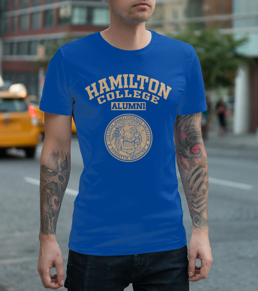 HAMILTON COLLEGE ALUMNI COLLEGI HAMILTONENSIS SIGILLUM FUNDATUM MDCCCXII T-Shirt