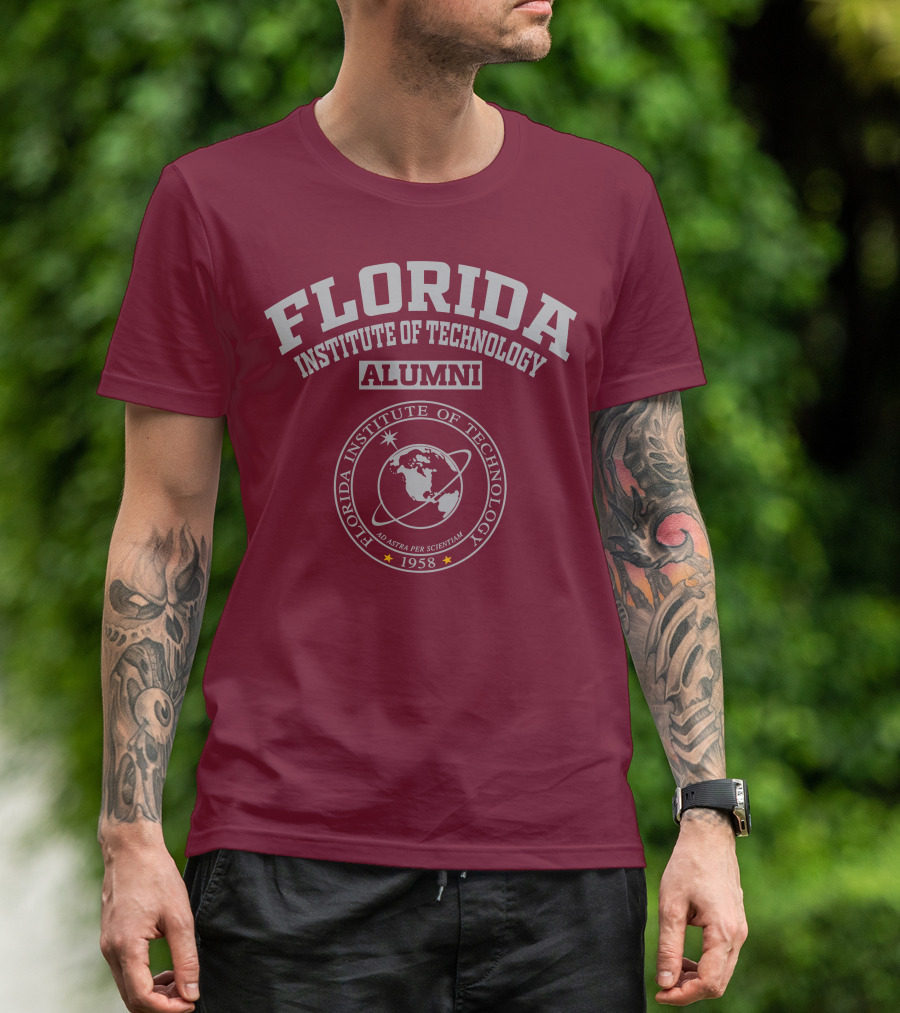 Florida Institute Of Technology Alumni Ad Astra Per Scientiam 1958 T-Shirt