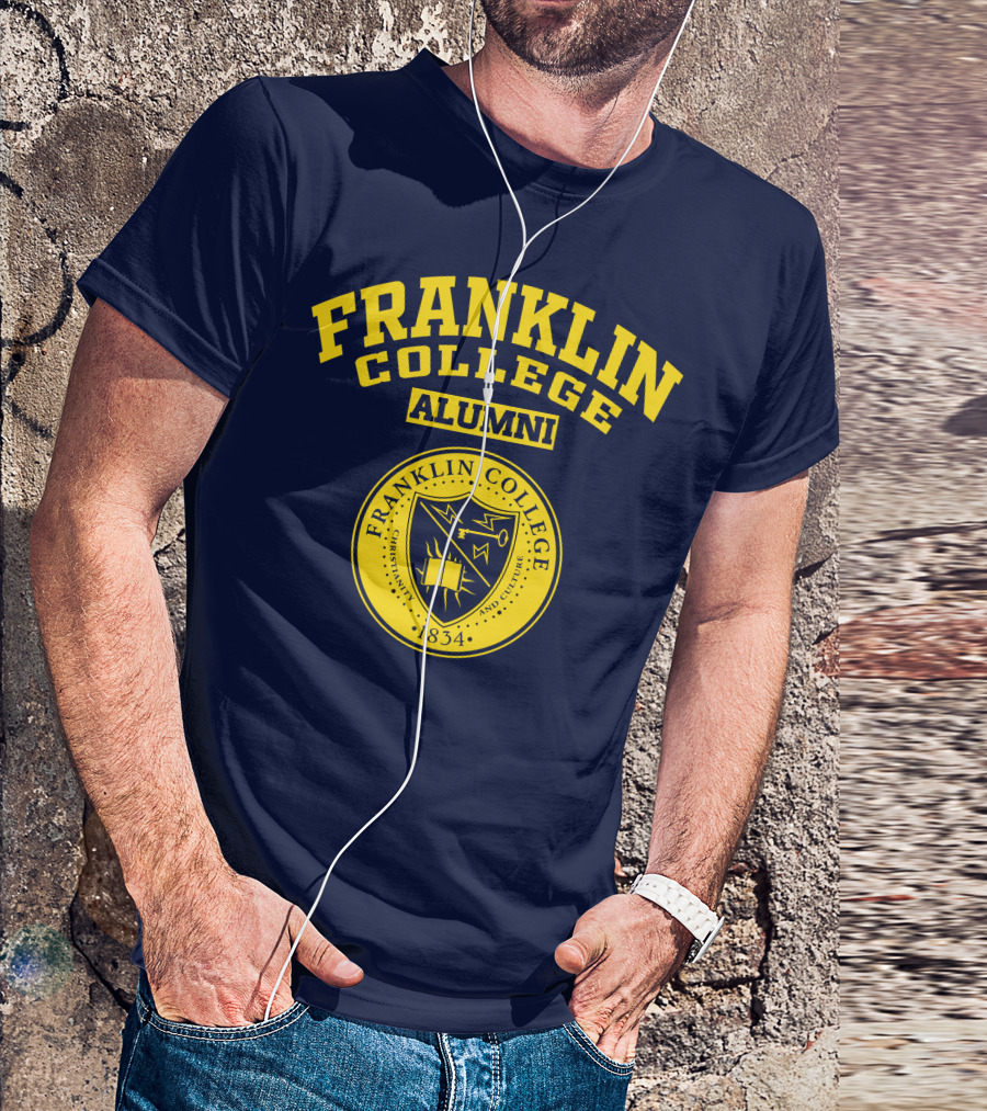 FRANKLIN COLLEGE ALUMNI ESTABLISHED 1834 SEAL T-Shirt