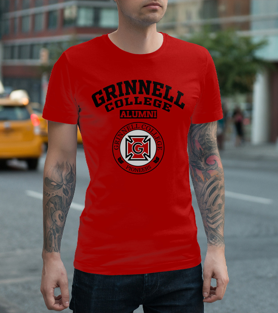 Grinnell College Alumni Pioneers Crest T-Shirt