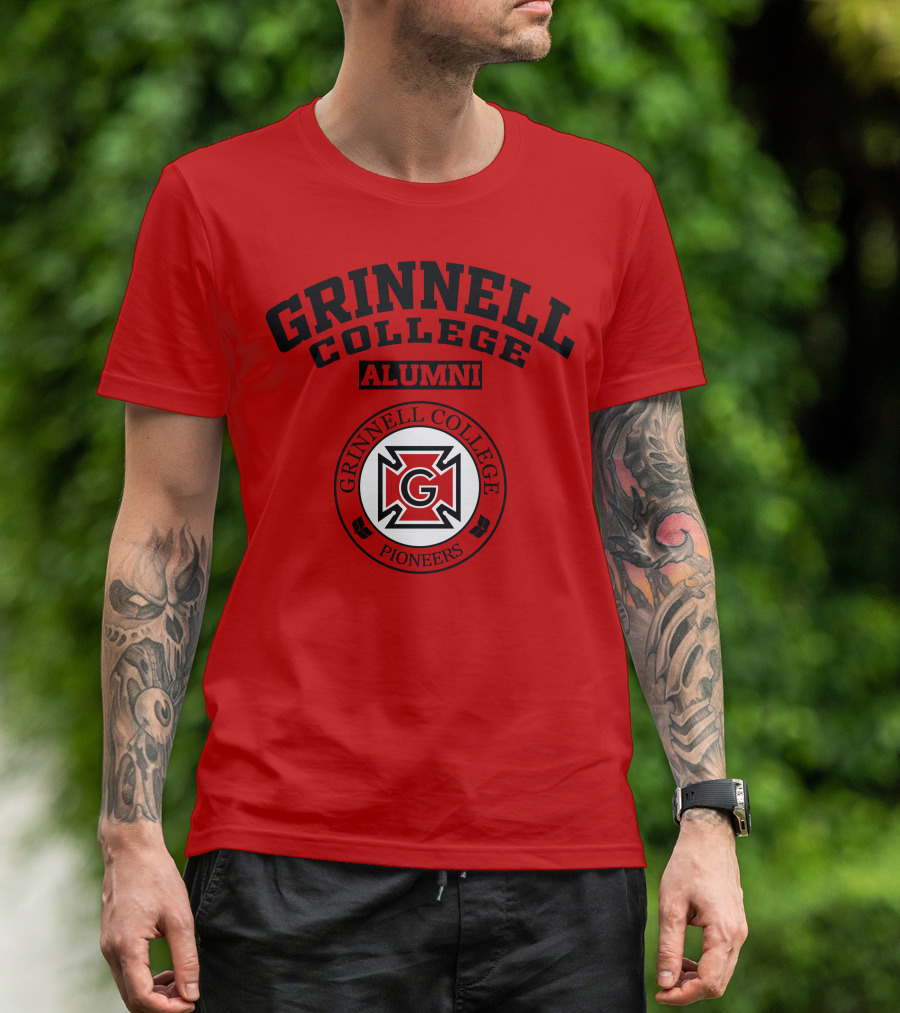 Grinnell College Alumni Pioneers Crest T-Shirt