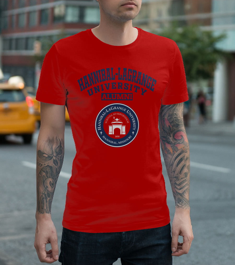 Hannibal-LaGrange University Alumni Scientia Ad Serviendum 1858 Hannibal Missouri T-Shirt