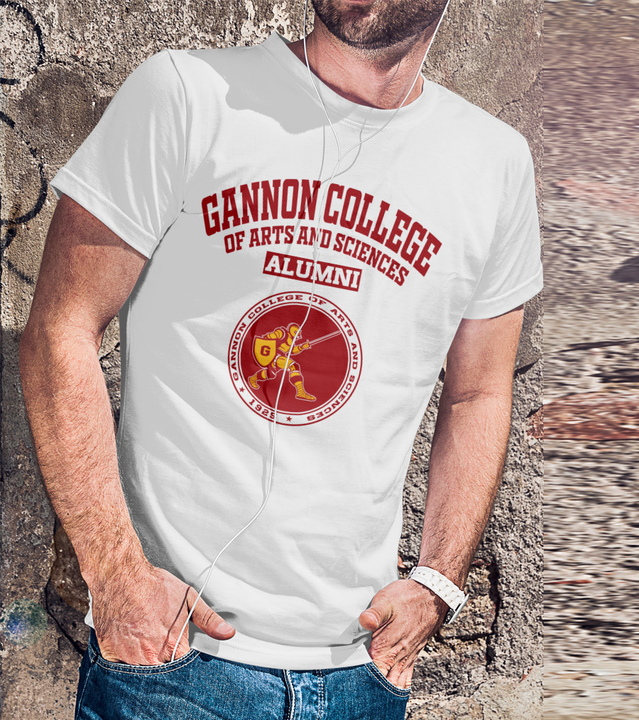Gannon College Of Arts And Sciences Alumni 1925 Knight Emblem T-Shirt