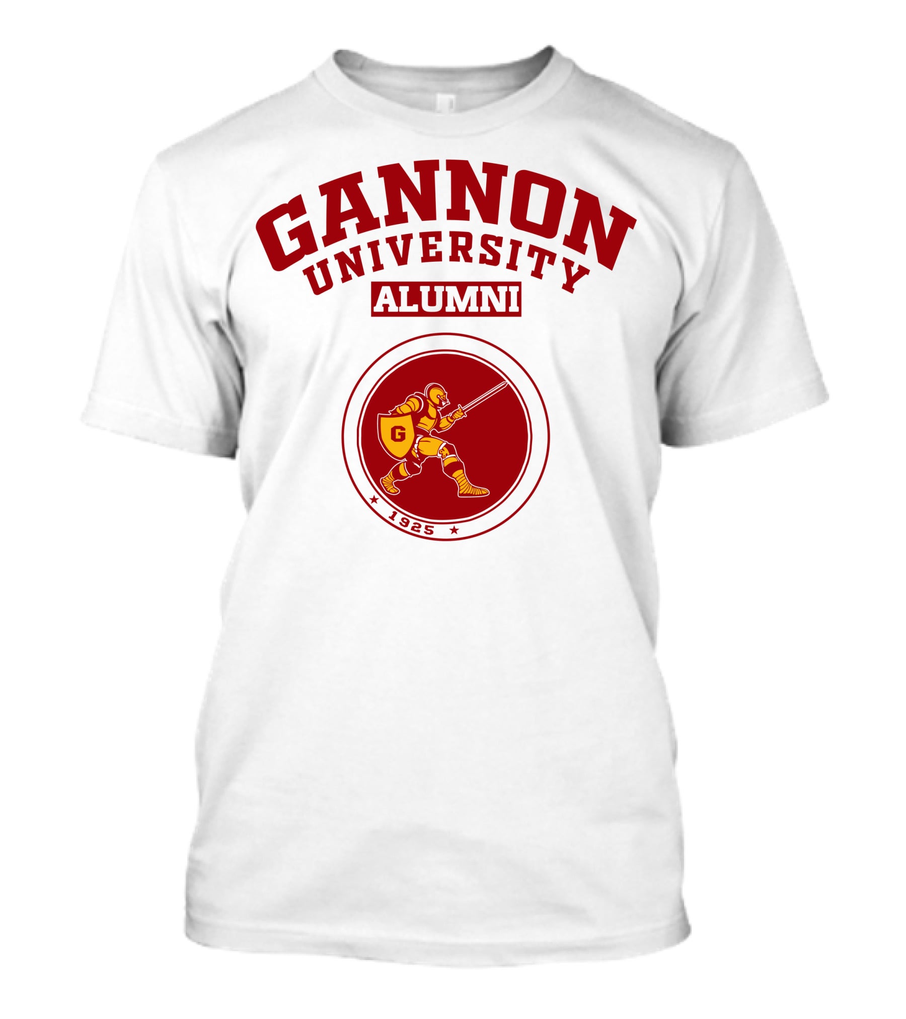 Gannon University Alumni 1925 Knight Emblem T-Shirt