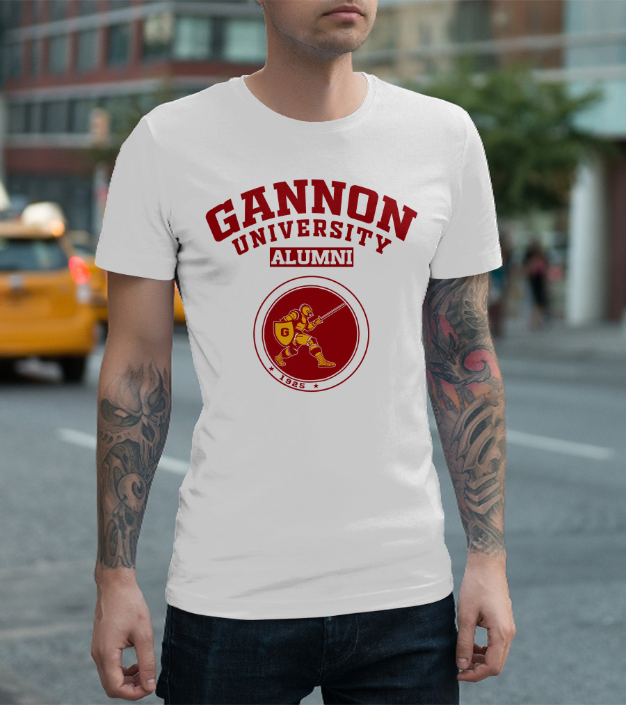 Gannon University Alumni 1925 Knight Emblem T-Shirt
