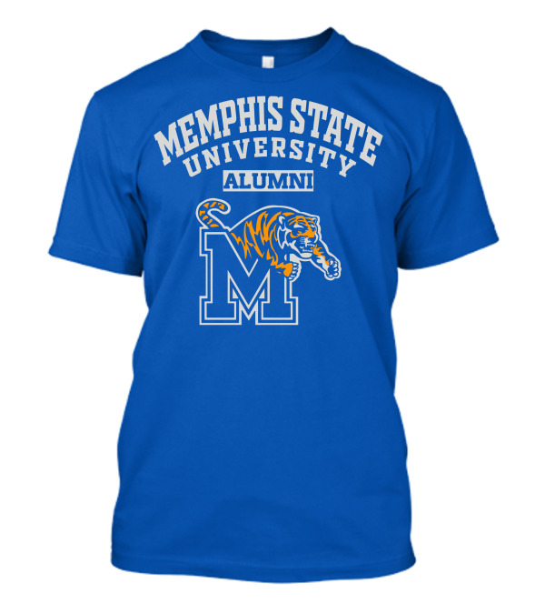 Memphis State University Alumni M Logo With Tiger T-Shirt