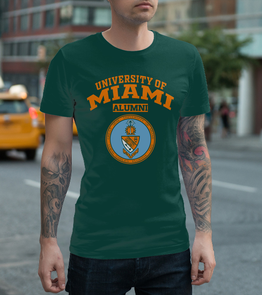 University Of Miami Alumni Great Seal Coral Gables Florida 1925 T-Shirt