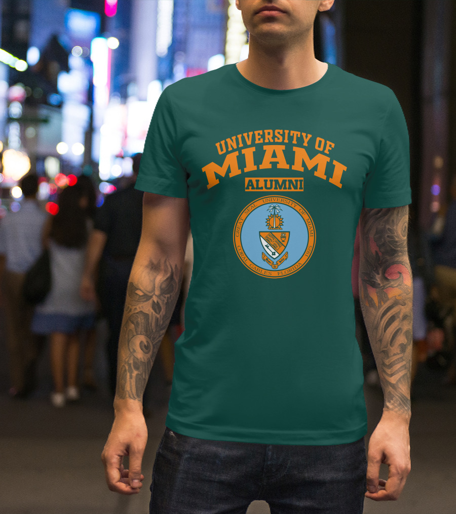 University Of Miami Alumni Great Seal Coral Gables Florida 1925 T-Shirt