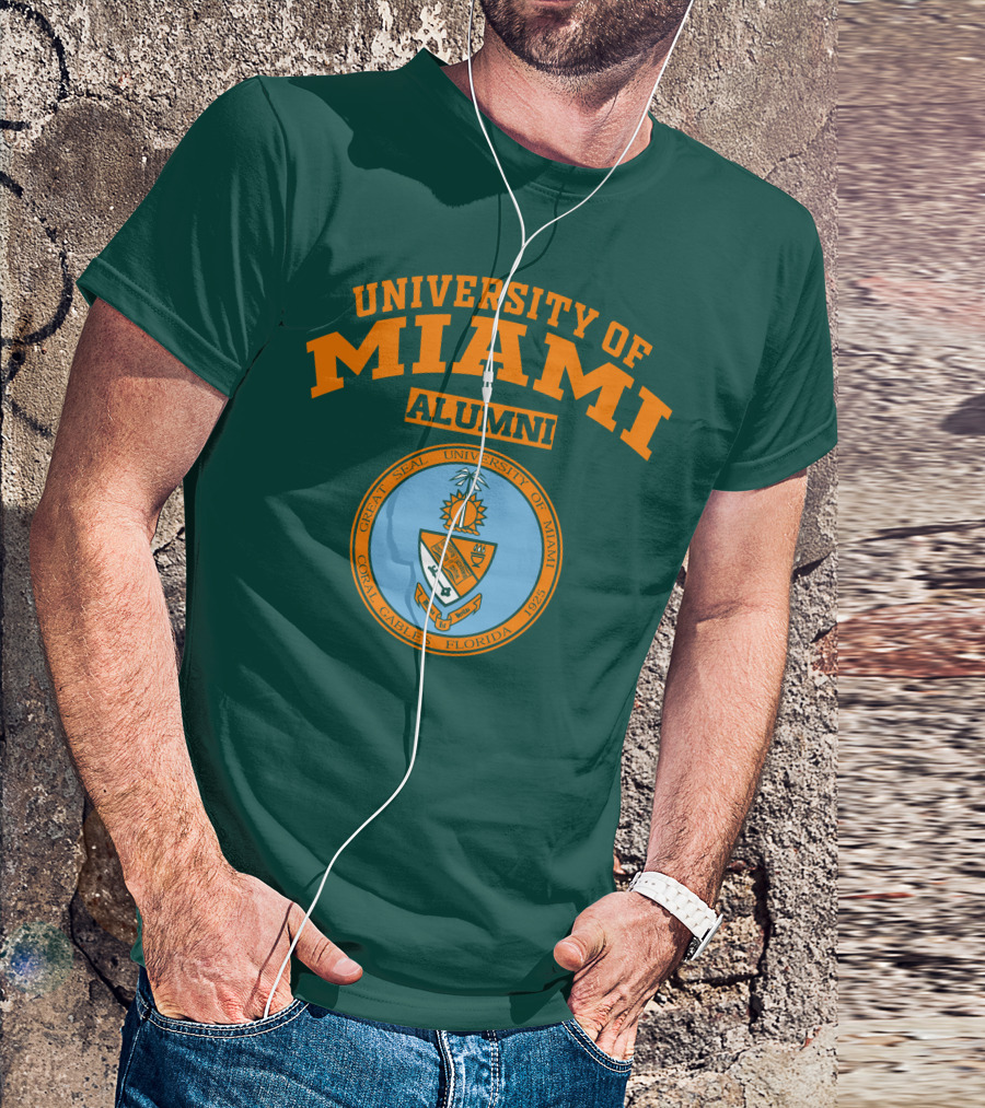 University Of Miami Alumni Great Seal Coral Gables Florida 1925 T-Shirt
