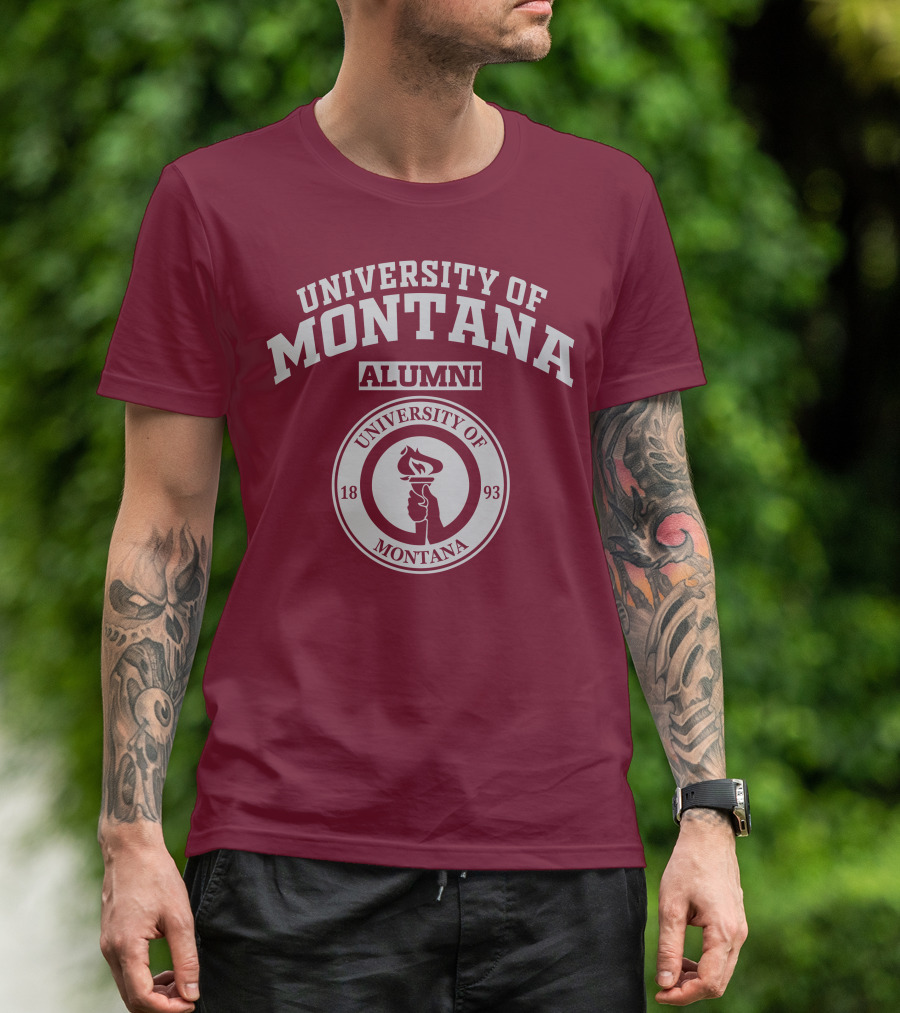 UNIVERSITY OF MONTANA ALUMNI 1893 T-Shirt