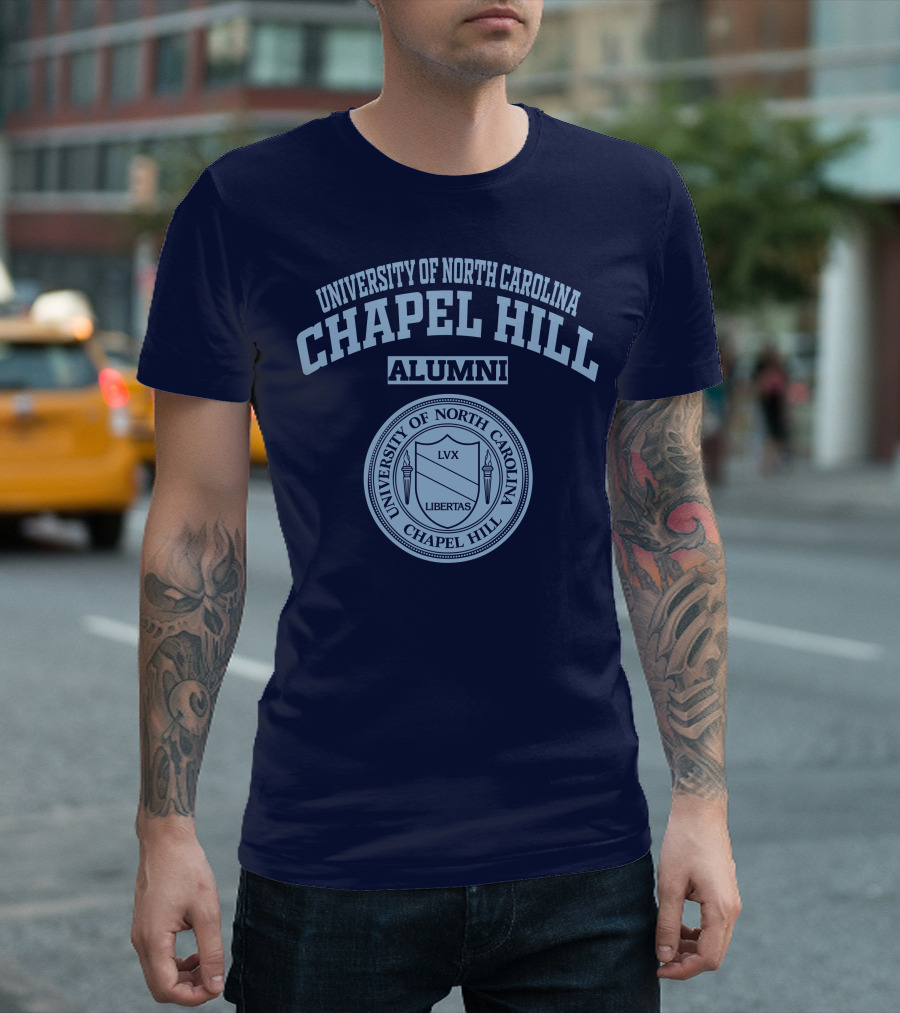 University Of North Carolina Chapel Hill Alumni Seal LVX Libertas T-Shirt