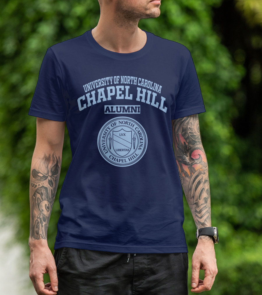 University Of North Carolina Chapel Hill Alumni Seal LVX Libertas T-Shirt