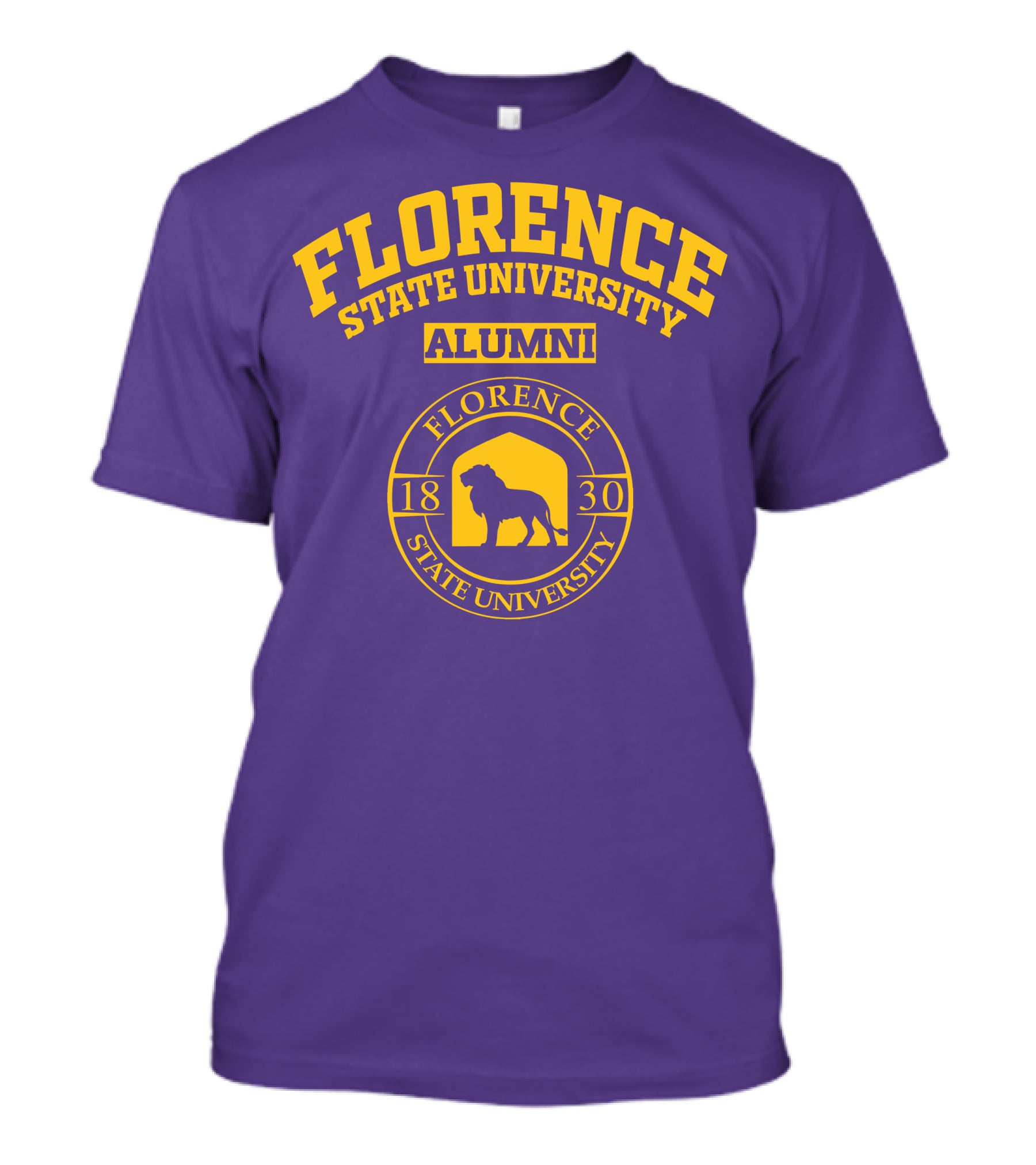 Florence State University Alumni 1830 Lion T-Shirt
