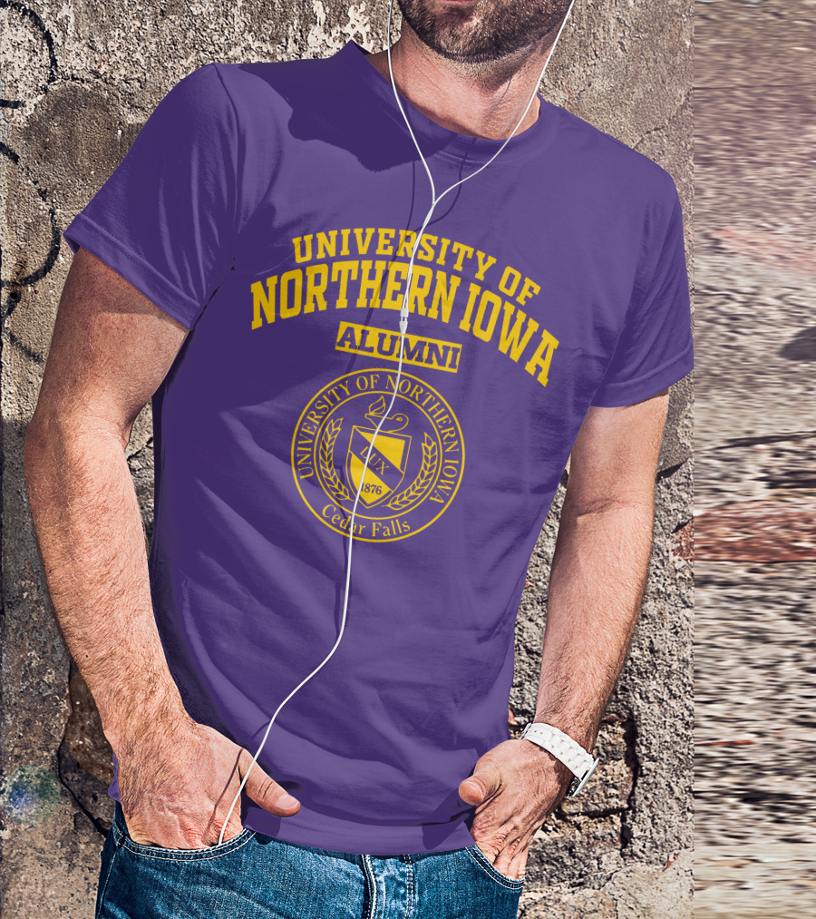 University Of Northern Iowa Alumni Cedar Falls 1876 Lux T-Shirt