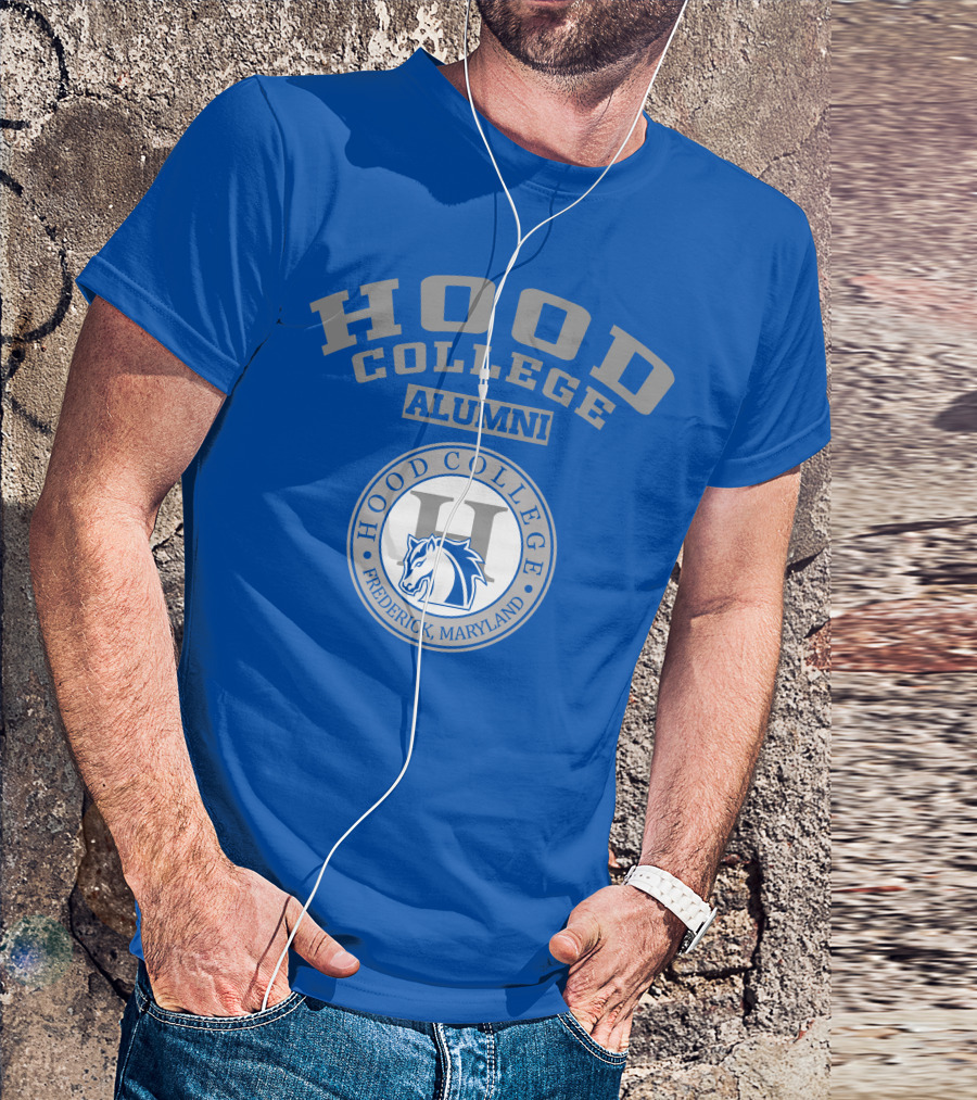 Hood College Alumni Frederick Maryland Logo Horse Emblem T-Shirt