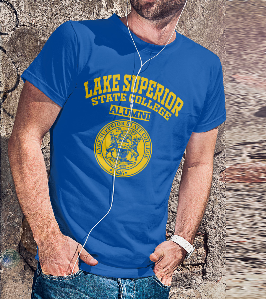 Lake Superior State College Alumni 1946 Seal TUEBOR T-Shirt