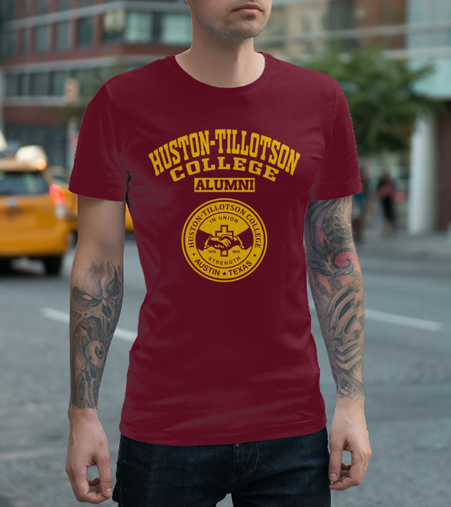 Huston-Tillotson College Alumni Austin Texas In Union Strength T-Shirt