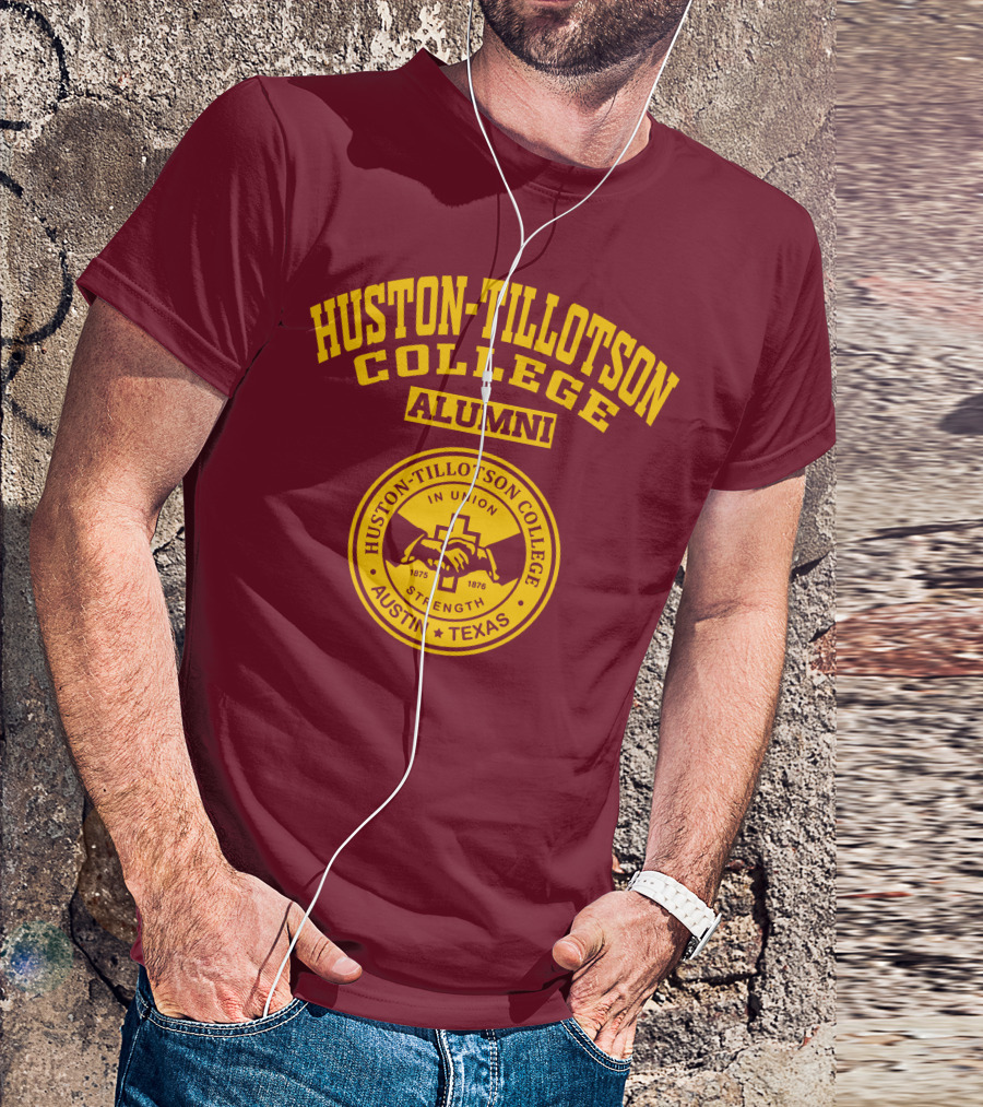 Huston-Tillotson College Alumni Austin Texas In Union Strength T-Shirt