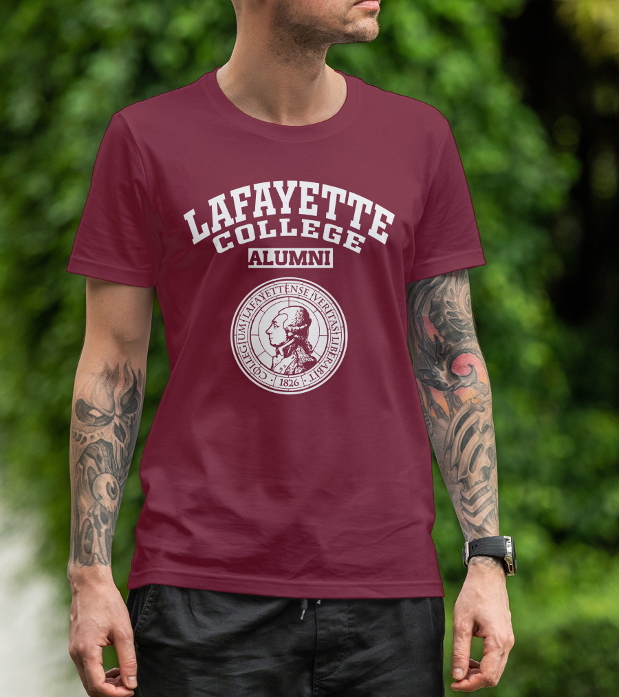 Lafayette College Alumni Collegium Lafayettense Veritas Liberatio 1826 T-Shirt