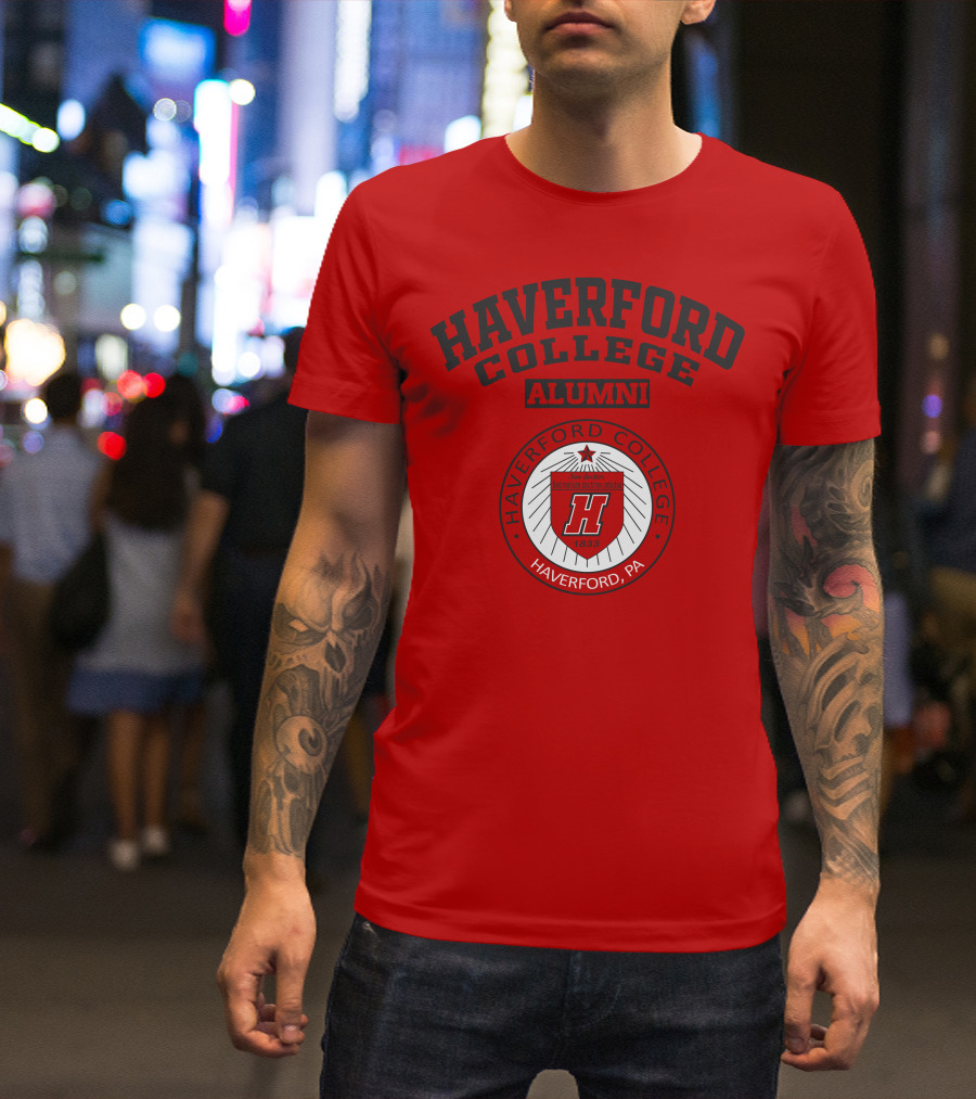 Haverford College Alumni Seal Haverford PA 1833 T-Shirt