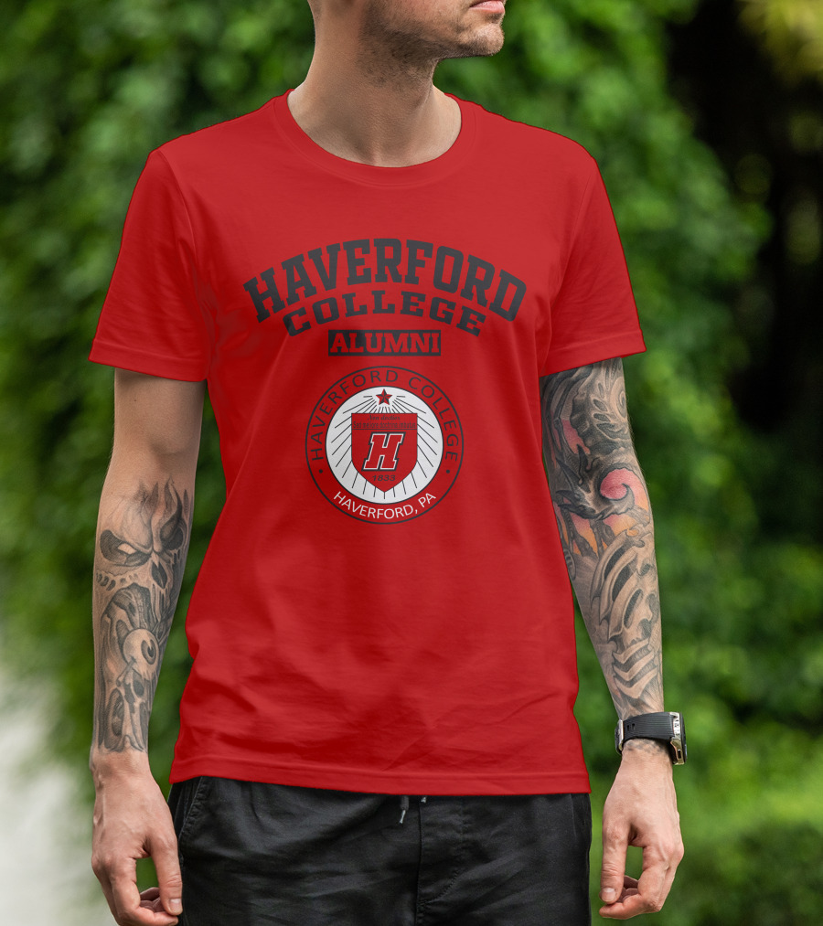 Haverford College Alumni Seal Haverford PA 1833 T-Shirt