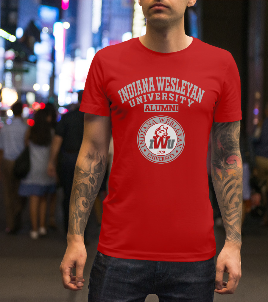 Indiana Wesleyan University Alumni 1920 Logo IWU T-Shirt