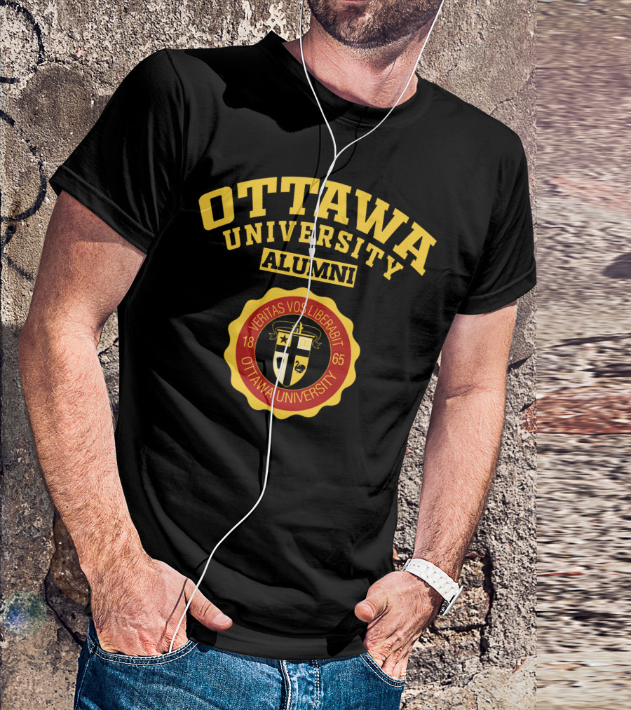 Ottawa University Alumni Veritas Vos Liberabit 1865 T-Shirt