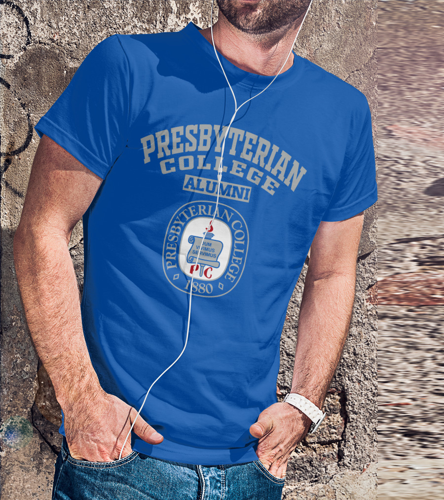 Presbyterian College Alumni Dum Vivimus Servimus P C 1880 T-Shirt