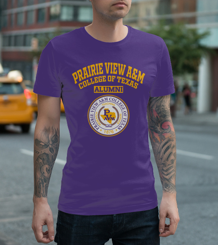 Prairie View A&M College Of Texas Alumni Seal 1876 T-Shirt