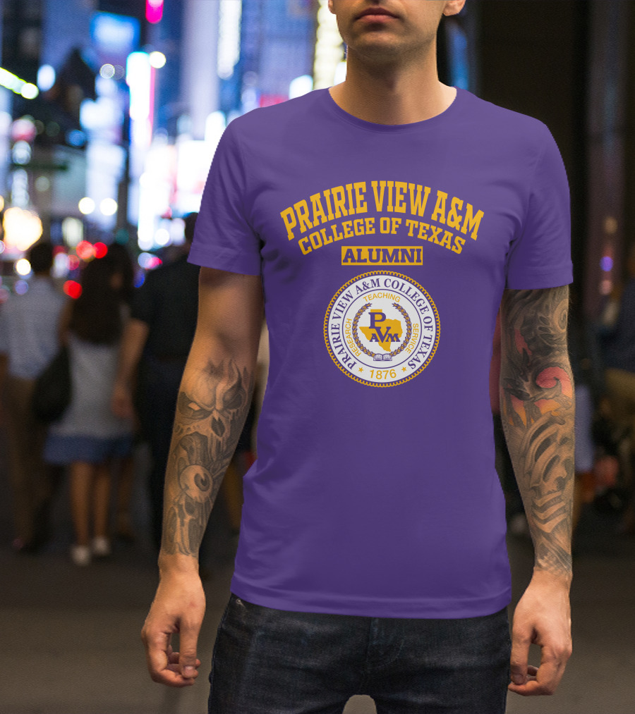 Prairie View A&M College Of Texas Alumni Seal 1876 T-Shirt