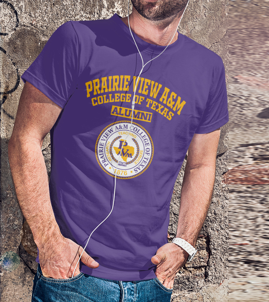 Prairie View A&M College Of Texas Alumni Seal 1876 T-Shirt