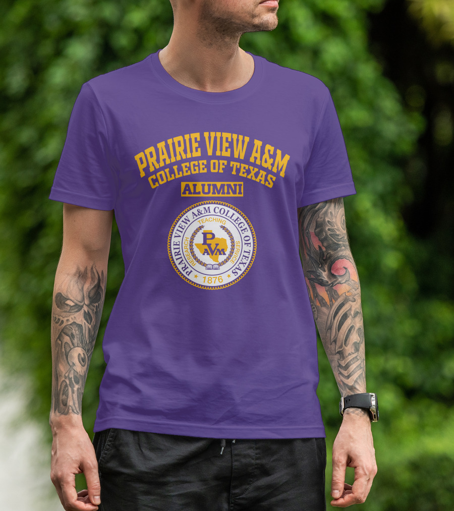 Prairie View A&M College Of Texas Alumni Seal 1876 T-Shirt