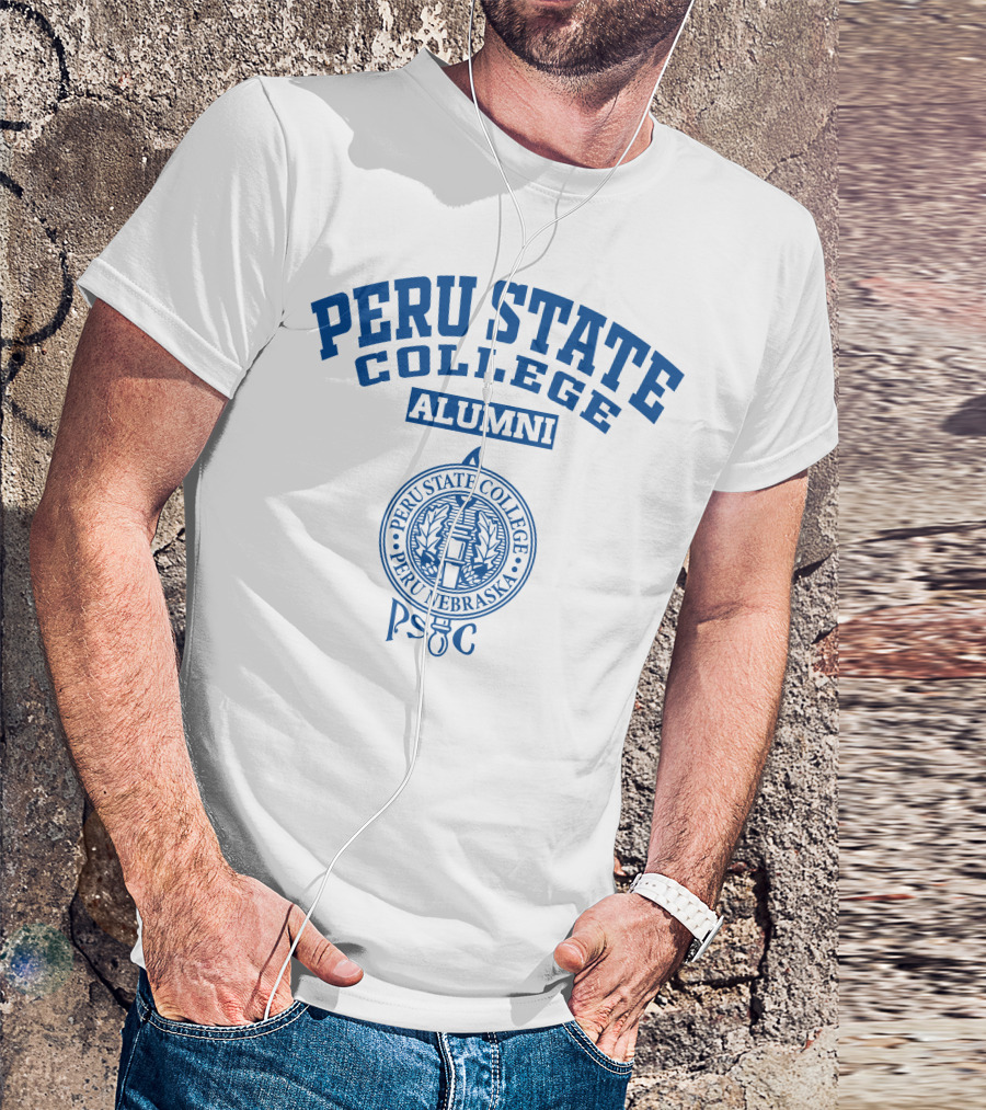 Peru State College Alumni Seal Peru Nebraska PSC T-Shirt