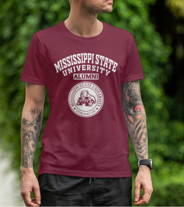 Mississippi State University Alumni Established 1878 Bulldog State T-Shirt