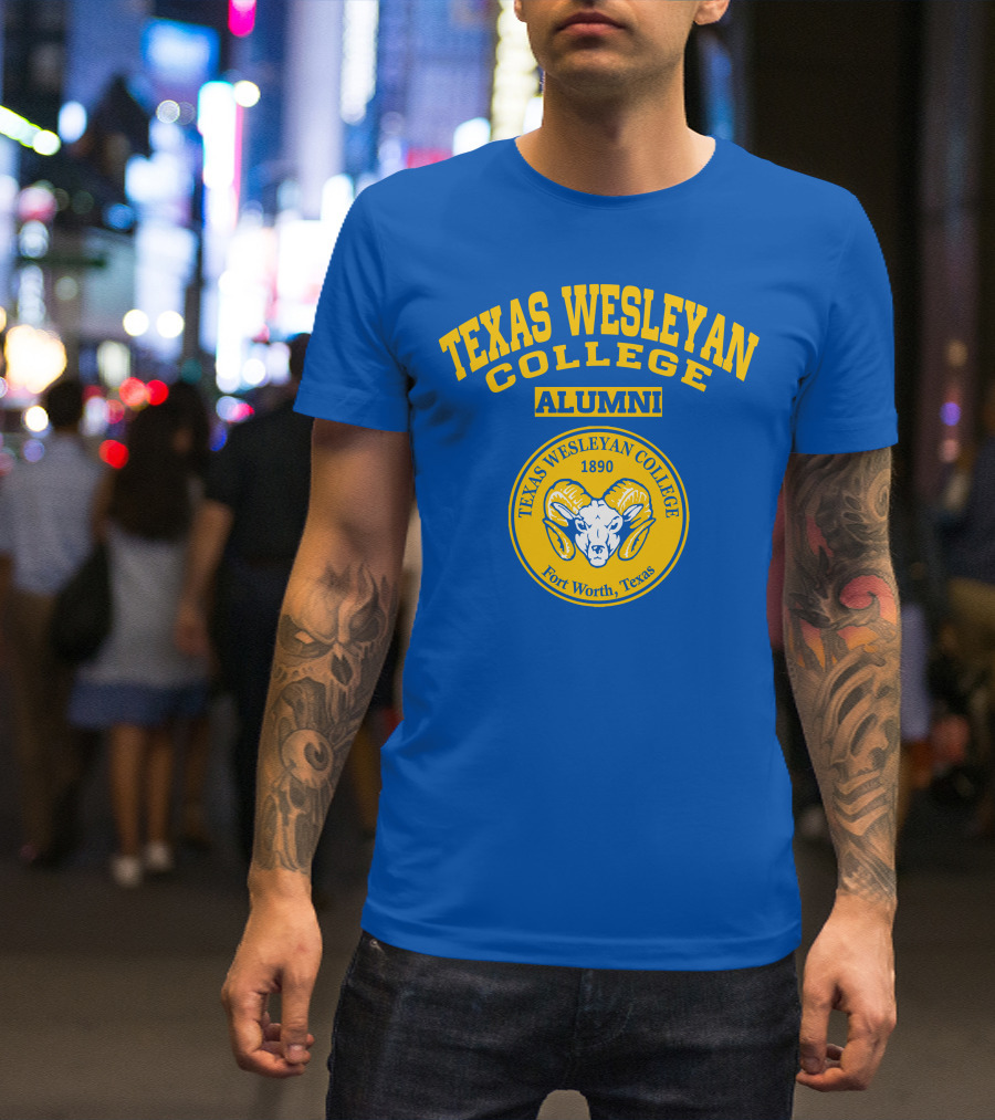 Texas Wesleyan College Alumni Fort Worth Texas 1890 T-Shirt
