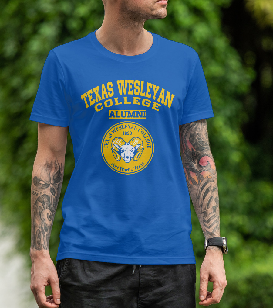 Texas Wesleyan College Alumni Fort Worth Texas 1890 T-Shirt