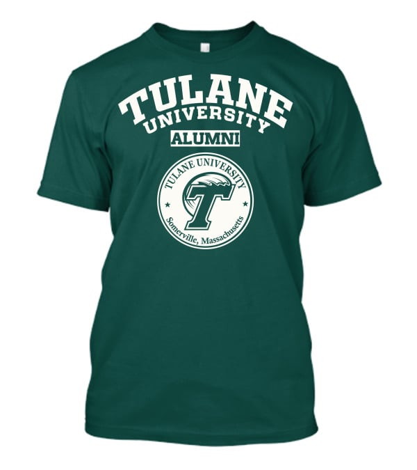 Tulane University Alumni Somerville Massachusetts T-Shirt