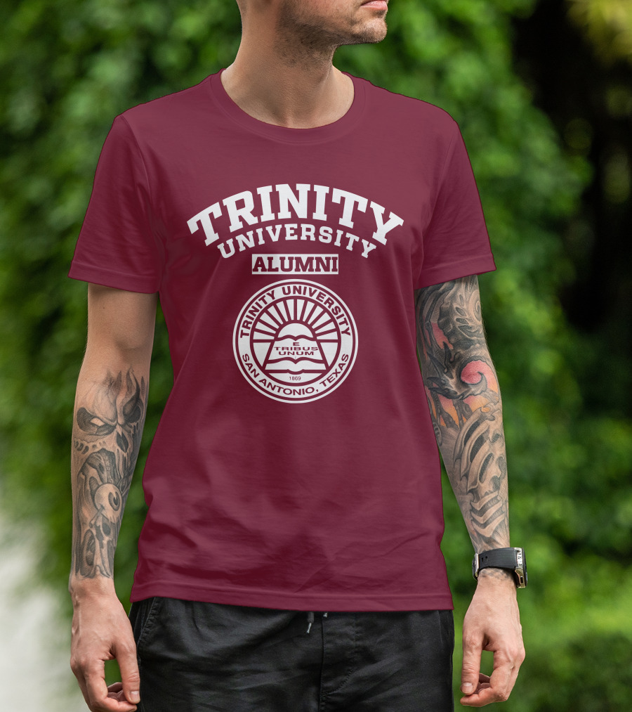 Trinity University Alumni Tribus Unum San Antonio Texas 1869 T-Shirt