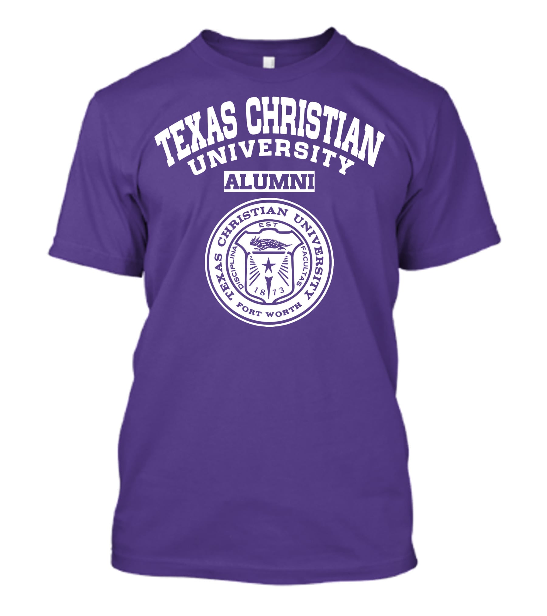 Texas Christian University Alumni Est 1873 Fort Worth Seal T-Shirt