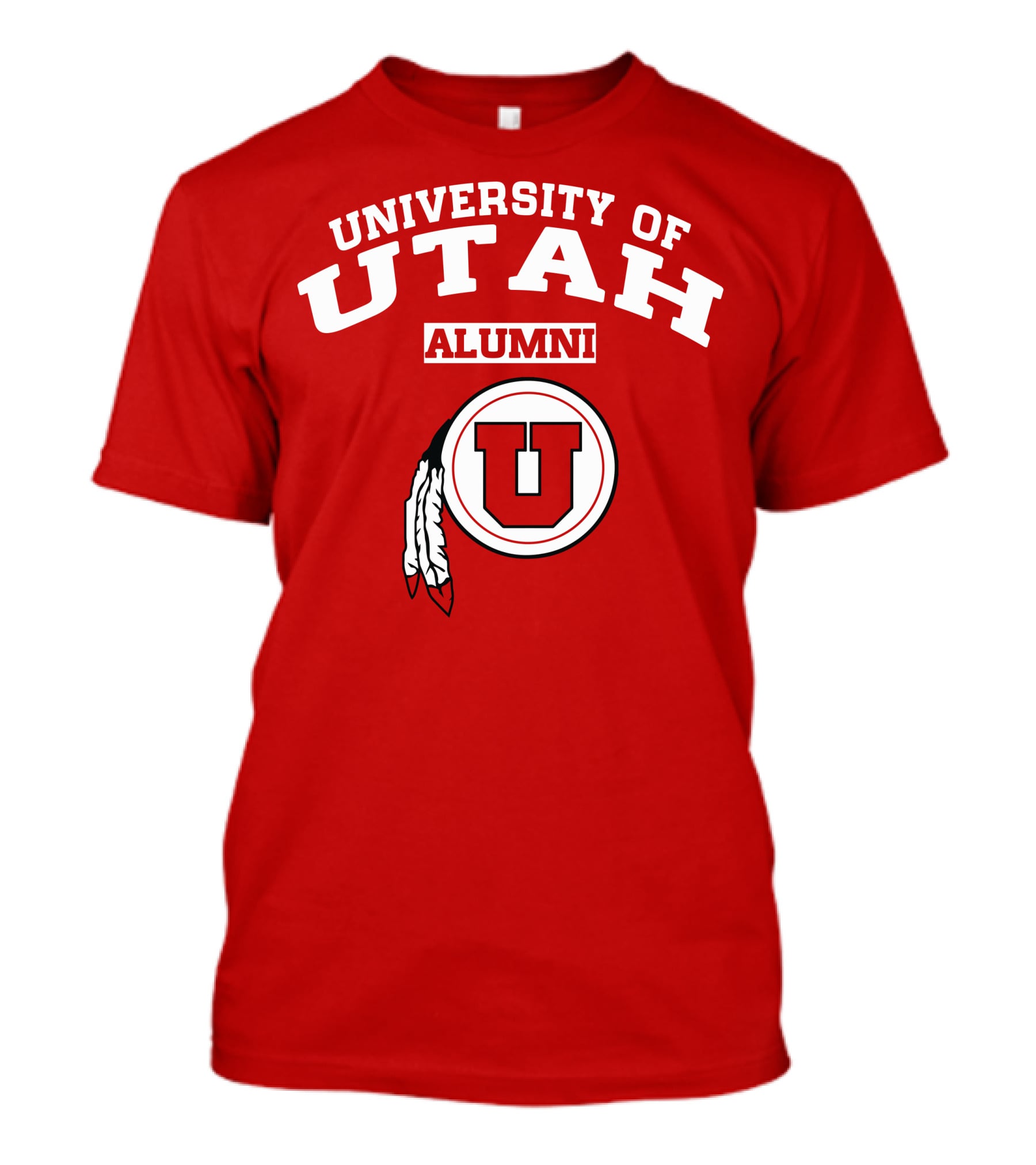 University Of Utah Alumni U Logo With Feathers T-Shirt