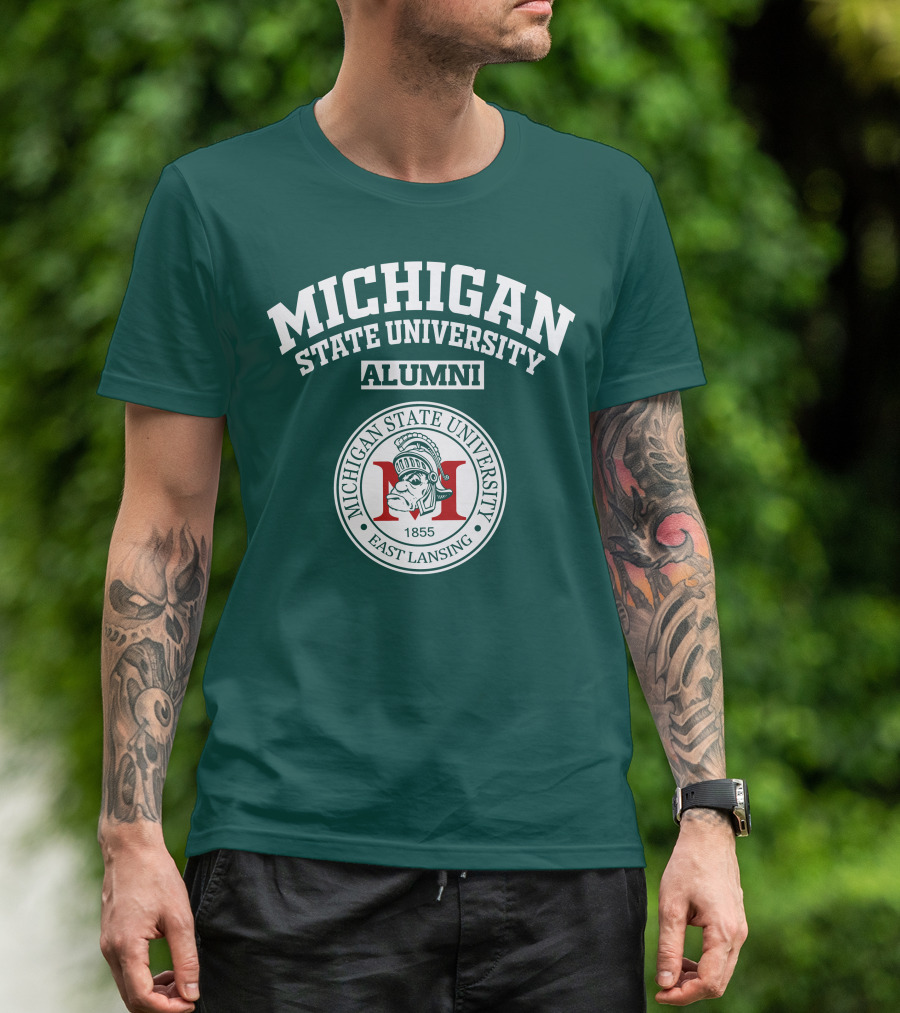 Michigan State University Alumni East Lansing 1855 T-Shirt